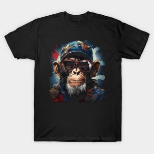 Patriotic Monkey T-Shirt